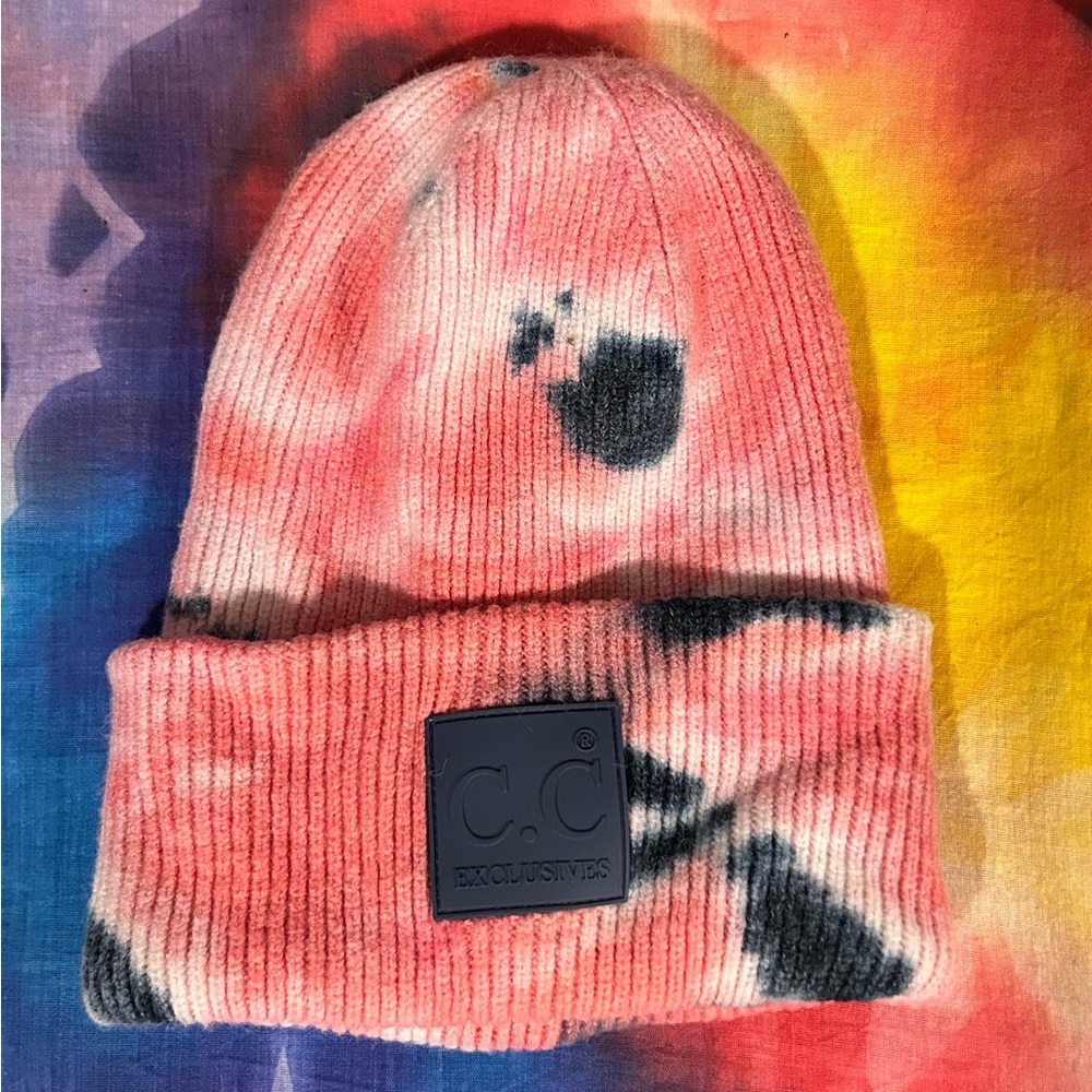 Pink C.C Beanie